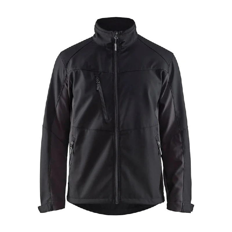 Men’s breathable waxed jacket-Blaklader 4950 Softshell Jacket