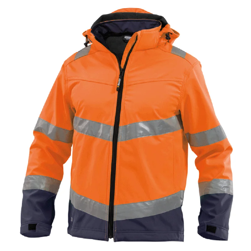 Men’s lightweight peacoat-DASSY Malaga 300329 Hi-Vis Softshell Work Jacket Various Colours