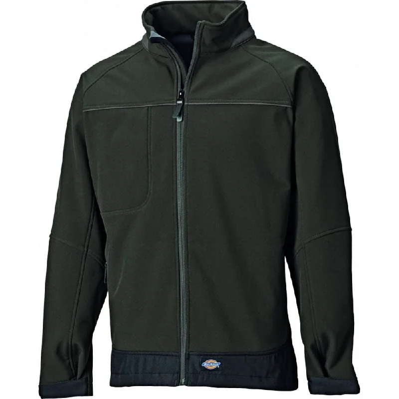 Men’s durable harrington jacket-Dickies Combrook Softshell Jacket Waterproof Breathable Shooting Work