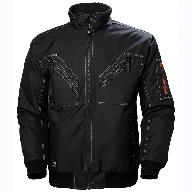 Men’s relaxed varsity jacket-Helly Hansen 76211 Bergholm Insulated Pile Lined Winter Jacket