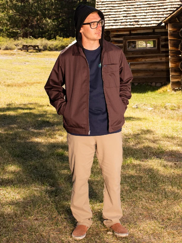 Men’s breathable trucker coat-Korman Jacket - Rustic Brown