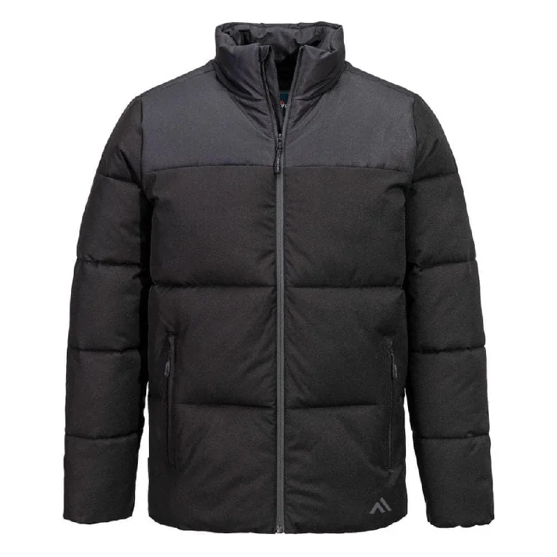 Men’s relaxed sherpa jacket-PORTWEST KX306 KX3 INSULATED BAFFLE JACKET