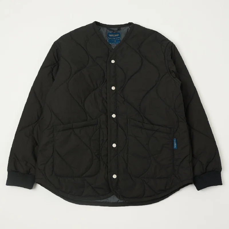 Men’s bold anorak jacket-Lavenham Quilt Liner Jacket - Lamp Black