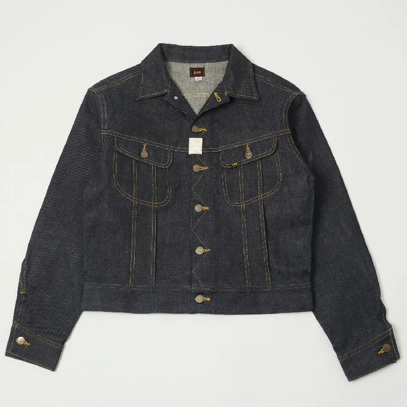 Men’s modern waxed coat-Lee Archives 1946 'Riders' 101J Denim Jacket - Raw