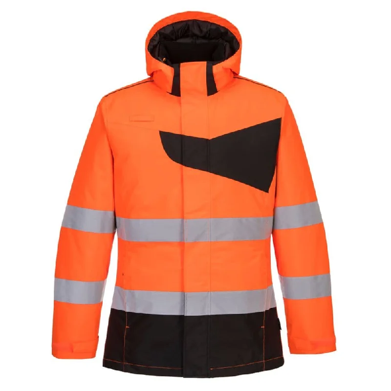 Men’s stylish shearling coat-PORTWEST PW261 PW2 HI-VIS WINTER JACKET