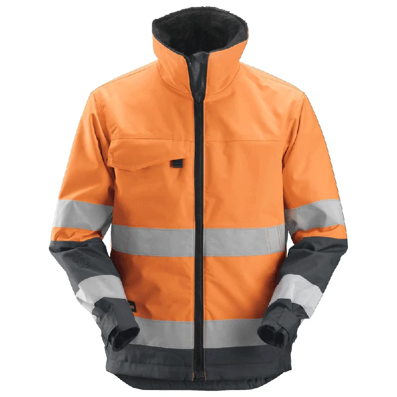 Men’s durable chore coat-Snickers 1138 Core Hi-Vis Insulated Jacket CL3 Various Colours