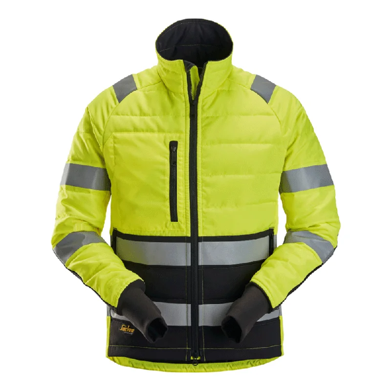 Men’s stylish field jacket-Snickers 8134 High-Vis Class 2 Light Padded Jacket