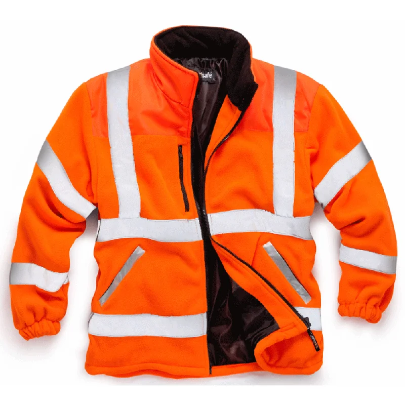 Men’s slim-fit down jacket-Standsafe HV022 Hi Vis Fleece Jacket Various Colours