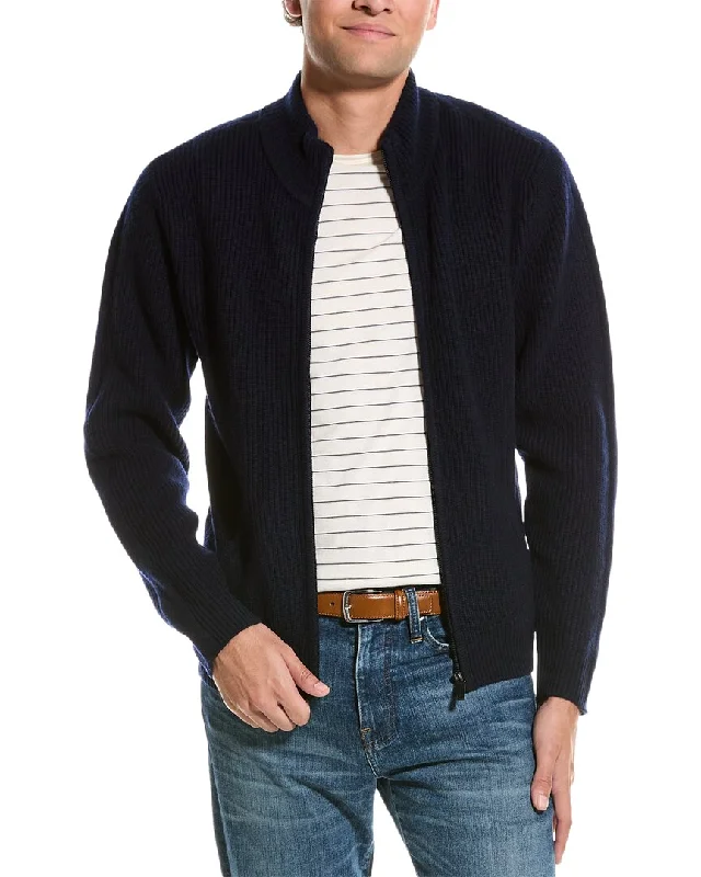 Men’s comfy henley sweater-Alashan Shaker Wool Sweater