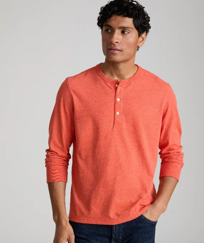 Men’s breathable performance tee-Ultrasoft Henley