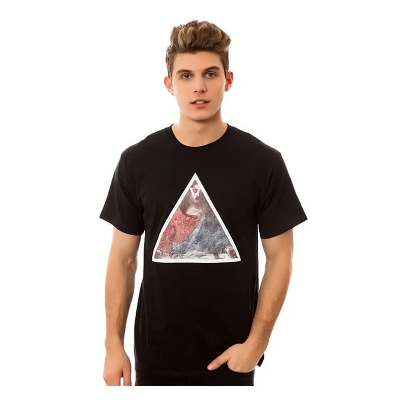 Men’s relaxed graphic short-sleeve shirt-Black Scale Mens The First Supper Graphic T-Shirt, Black, Medium