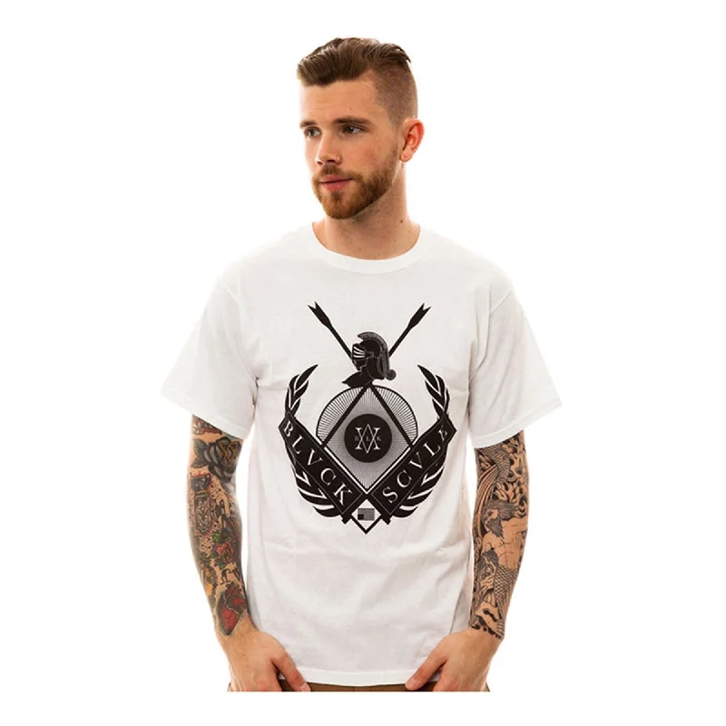 Men’s vintage floral shirt-Black Scale Mens The Moral Order 2 Graphic T-Shirt, White, Small