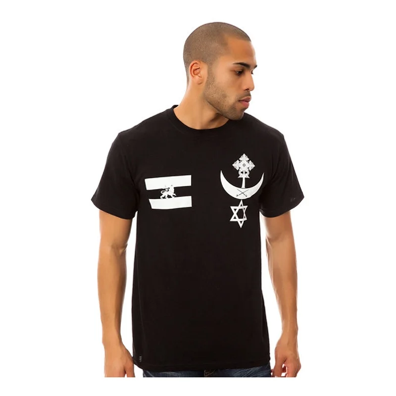 Men’s lightweight performance top-Black Scale Mens The Warrior Blvck Graphic T-Shirt, Black, Small