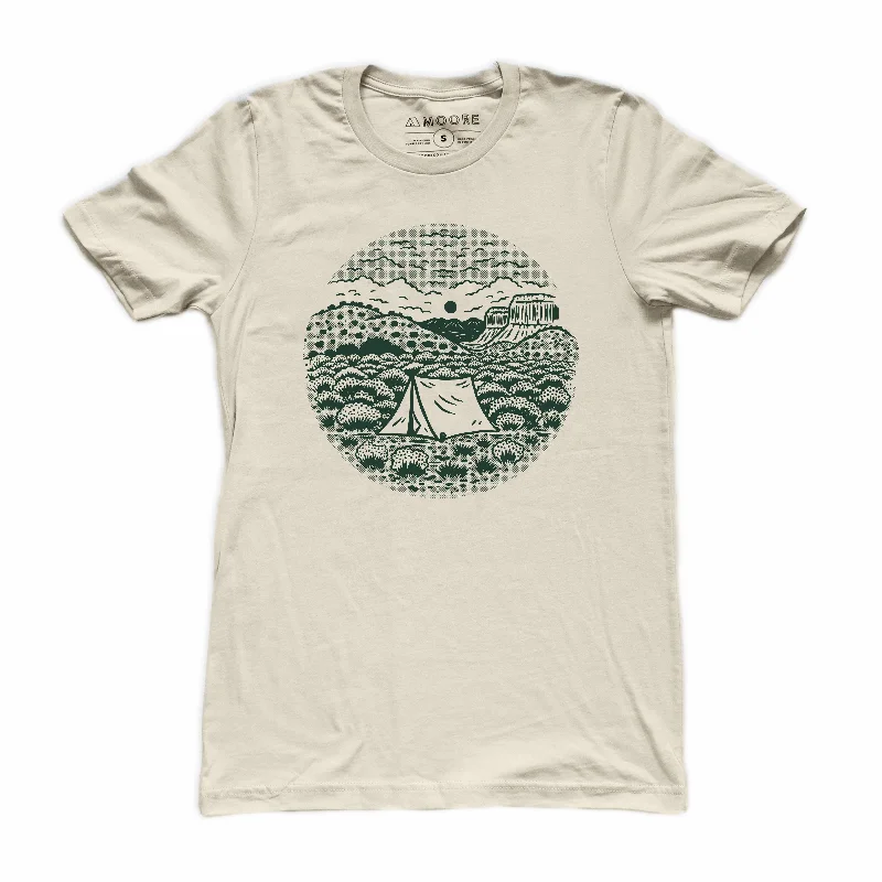 Men’s slim-fit washed tee-Desert Camper Tee-Natural