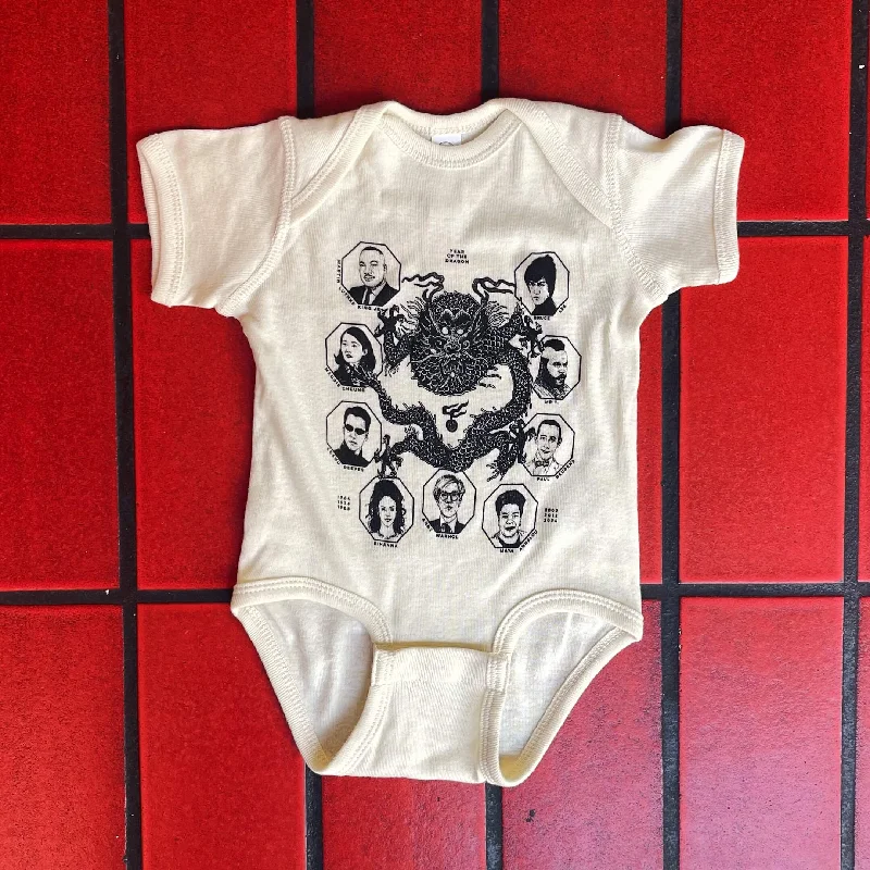 Men’s bright washed top-East West x Adam Villacin - Year of The Dragon Baby Onesie