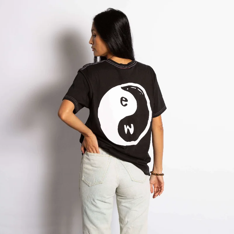 Men’s vintage jersey shirt-East West Yin Yang Tees