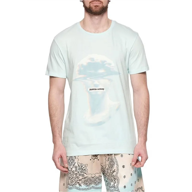 Men’s lightweight faded top-Elevenparis Mens Jamals Sorry Graphic T-Shirt