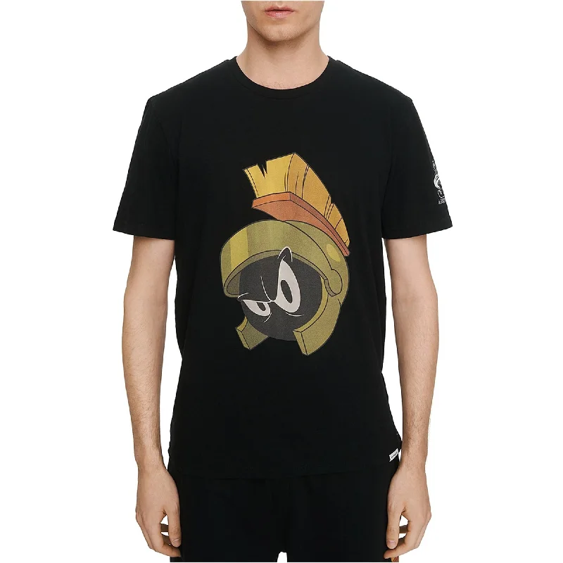 Men’s relaxed graphic short-sleeve shirt-Elevenparis Mens Marvin The Martian Graphic T-Shirt