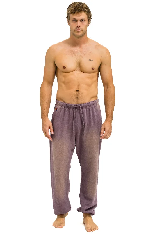 Men’s breathable organic tee-ESSENTIAL SWEATPANTS - FADED MOCHA