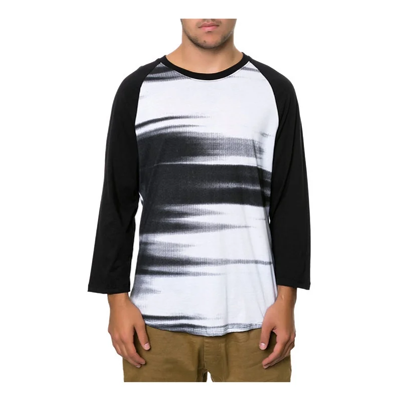 Men’s casual performance shirt-Ezekiel Mens The Blurred Lines Raglan Graphic T-Shirt