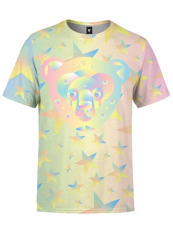 Men’s vintage solid shirt-Galactic Bear Unisex Crew