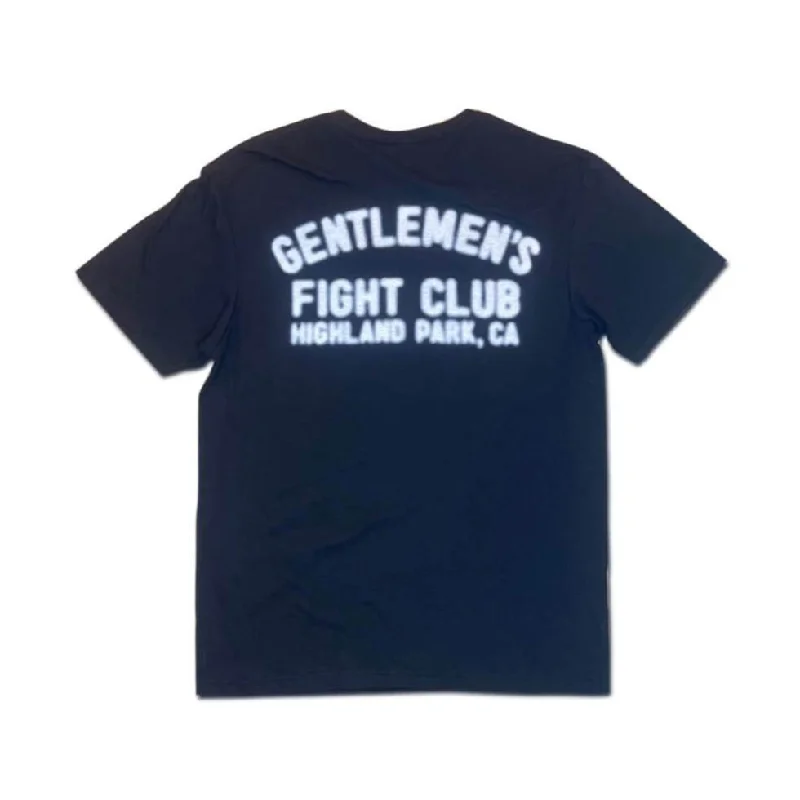 Men’s comfy jersey shirt-GFC 'Blurred Vision' 60/40 LIGHTWEIGHT Tee - Black