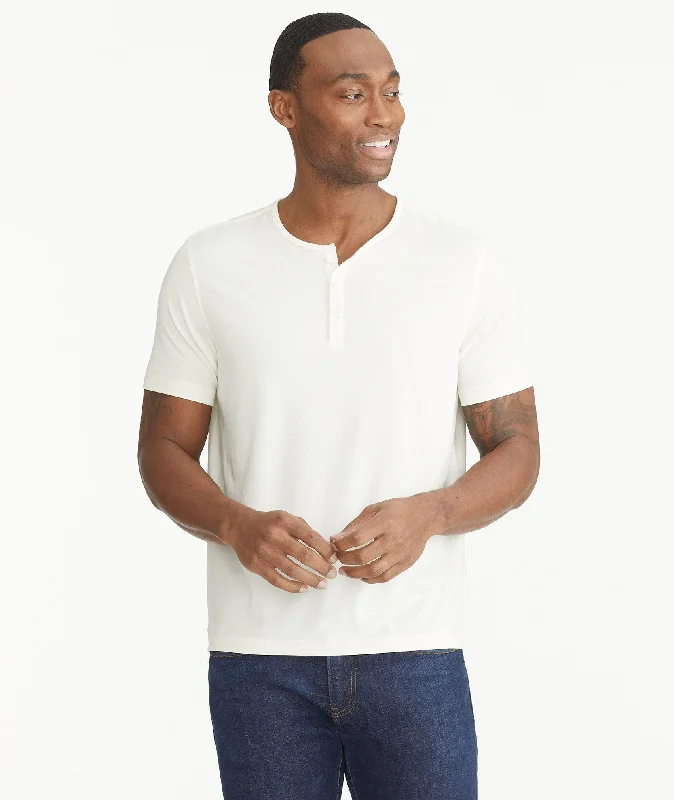 Men’s soft bamboo short-sleeve top-EcoSoft™ Short-Sleeve Henley