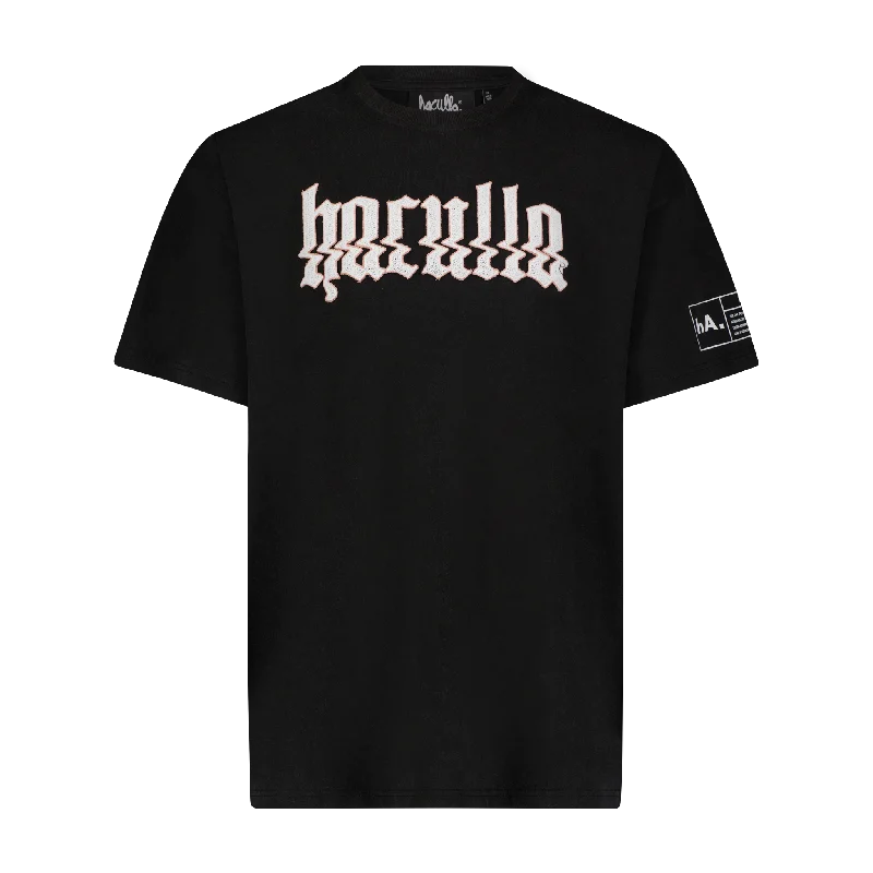 Men’s breathable slim top-GLITCHED HACULLA T-SHIRT