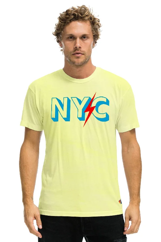 Men’s bright performance shirt-GOV BALL 2024 UNISEX CREW TEE - NEON YELLOW