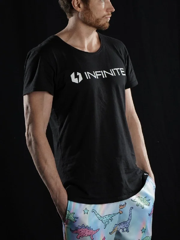 Men’s bright floral shirt-Infinite Vision Supima Vented Tee