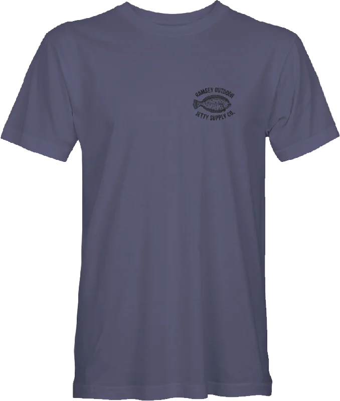 Men’s breathable organic tee-Jetty X Ramsey Outdoor - Fluke Tee