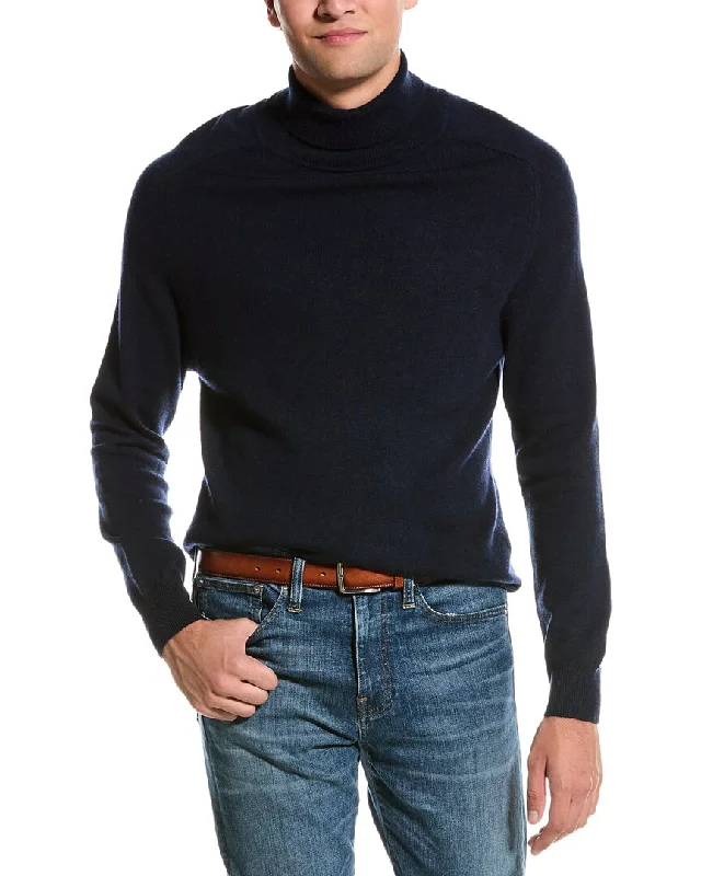 Men’s trendy roll-neck sweater-Kier + J Wool & Cashmere-Blend Turtleneck Sweater