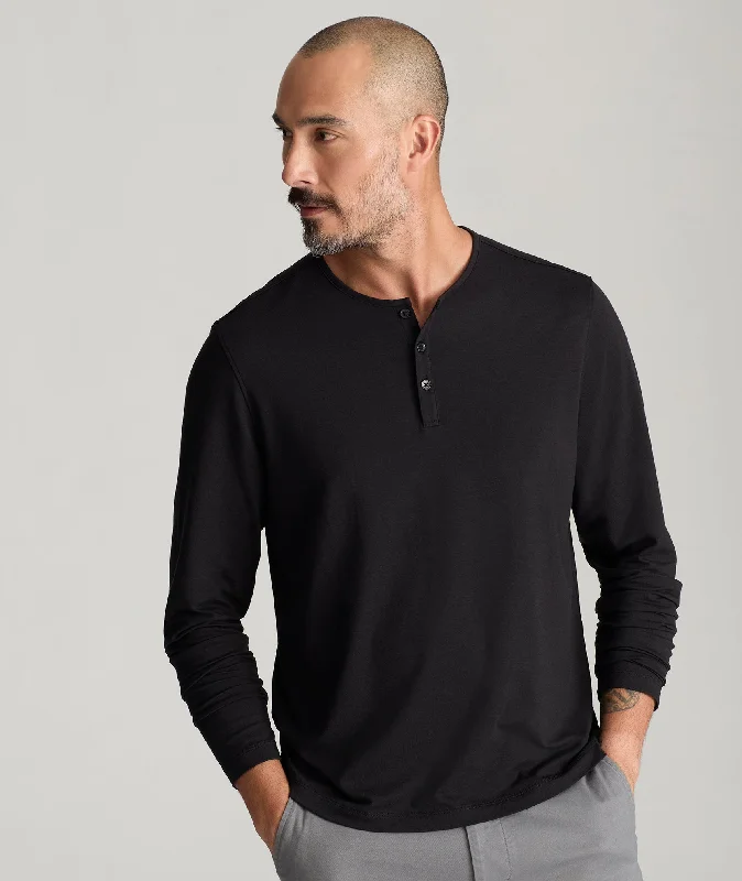 Men’s bright solid top-EcoSoft™ Henley