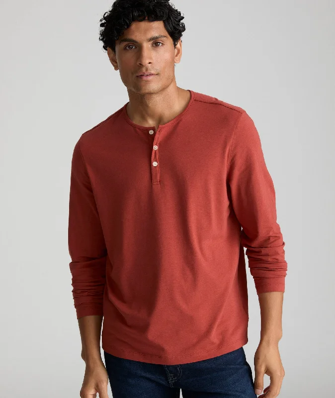 Men’s durable performance shirt-EcoSoft™ Henley