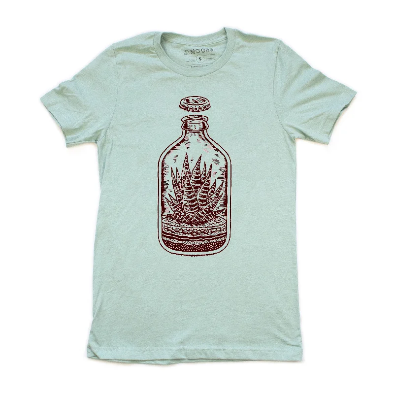 Men’s vintage faded top-Plant Bottle Tee-Dusty Blue