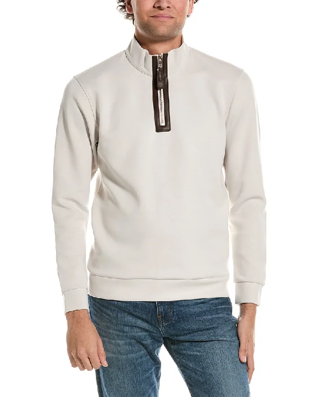 Men’s breathable merino sweater-Reiss Hale Sweater