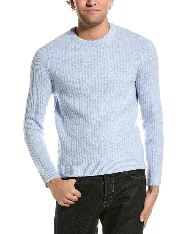 Men’s casual fisherman sweater-Reiss Millerson Wool-Blend Textured Sweater