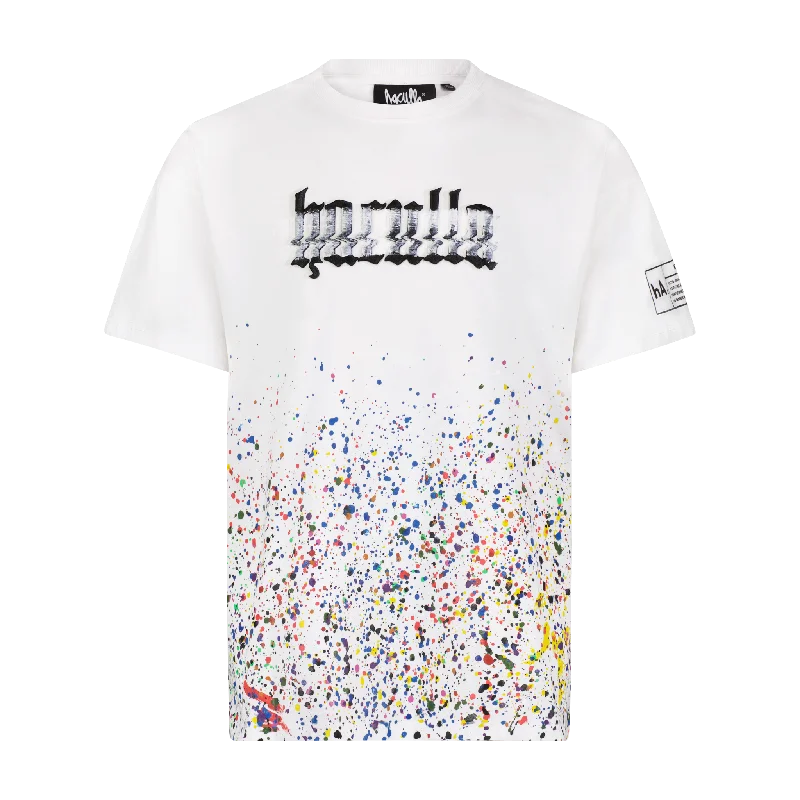 Men’s casual performance tee-SMOTHERED IN PAINT T-SHIRT