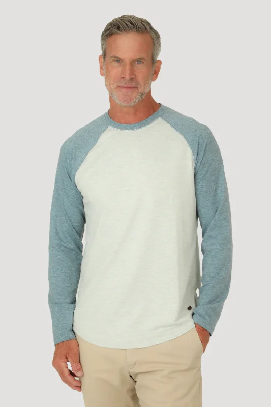 Men’s soft tropical shirt-Soft Terry Vintage Raglan