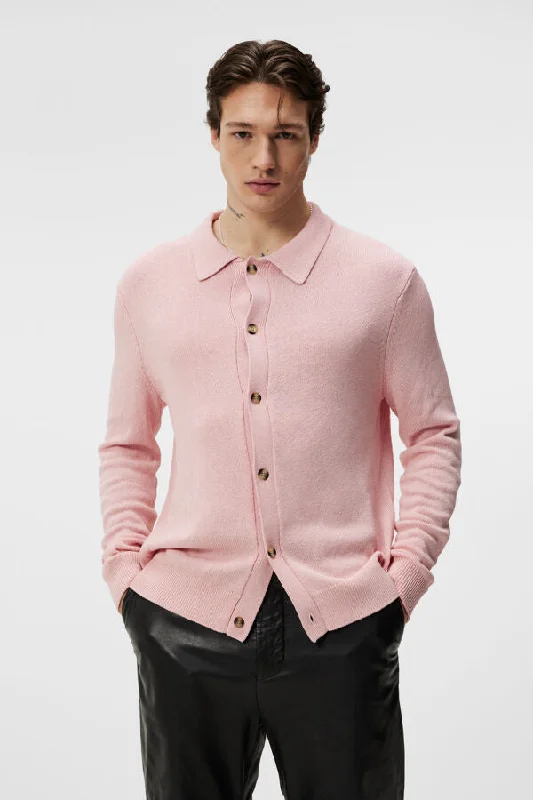 Men’s comfy henley sweater-Willem Textured Knit Cardigan