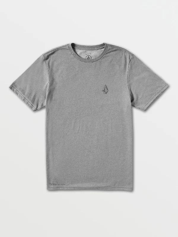 Men’s vintage jersey shirt-Stone Tech Short Sleeve Tee - Heather Grey