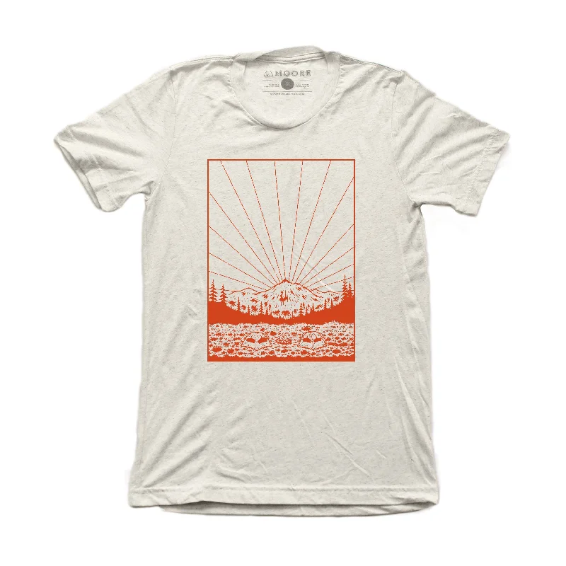 Men’s breathable abstract shirt-The Sunrise Tee