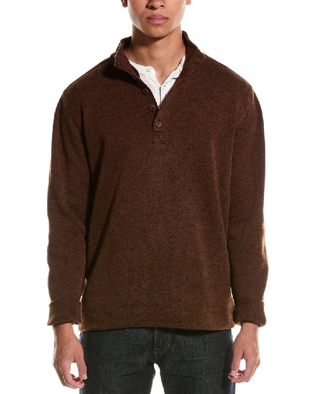 Men’s bold henley pullover-WEATHERPROOF VINTAGE Sweaterfleece Pullover