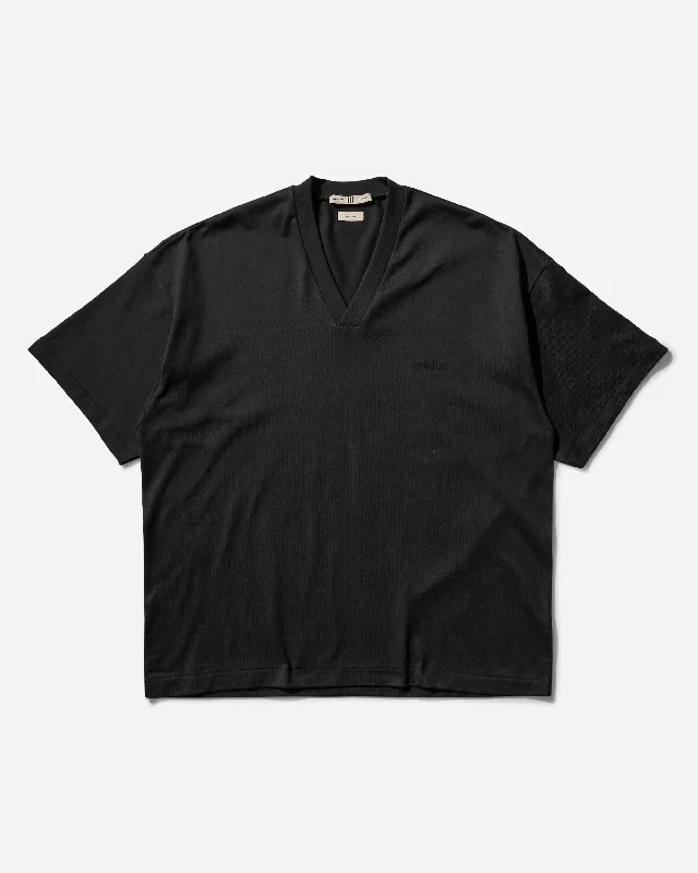 Men’s comfy solid tee-Men's Fear of God Athletics V-Neck T-Shirt Black