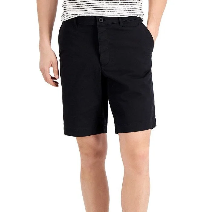 Men’s lightweight linen trousers-Calvin Klein Men's Chino Shorts Black Size 33