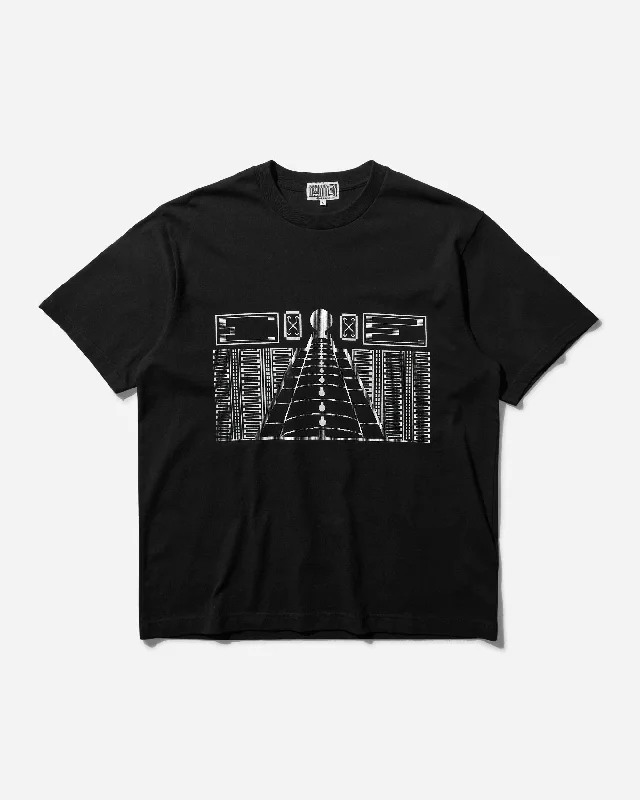 Men’s modern abstract short-sleeve tee-Men's Peculiarity T-Shirt Black