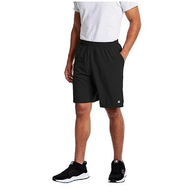 Men’s bold chino pants-Champion Men's Standard Fit Stretch 9 Sport Shorts Black Size XX-Large