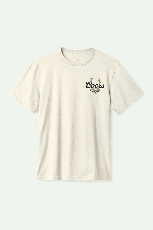 Men’s soft faded shirt-Coors Luck S/S Standard T-Shirt - Natural