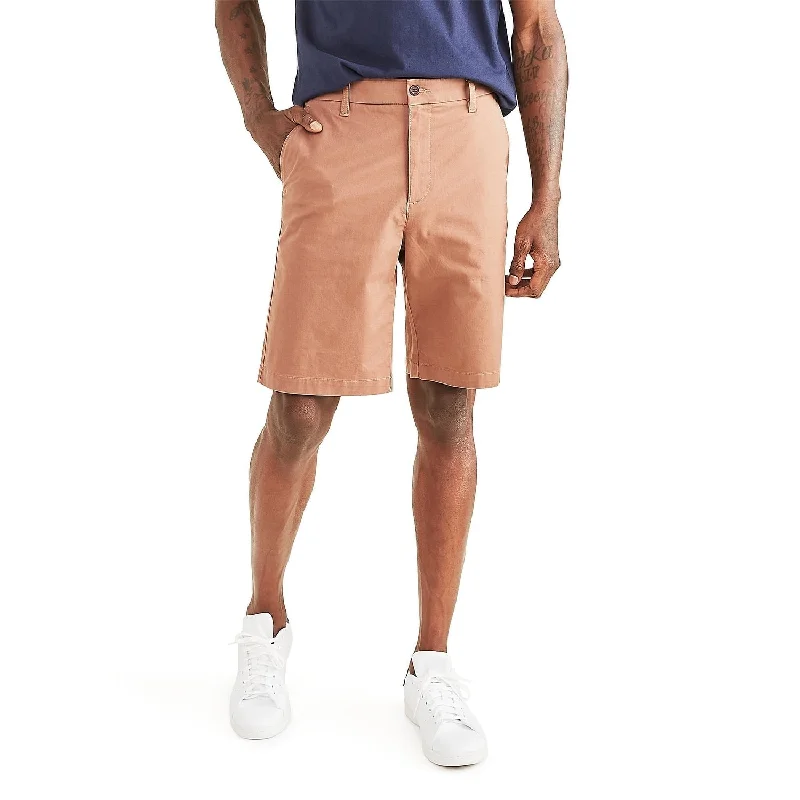 Men’s relaxed corduroy pants-Dockers Men's Ultimate Supreme Flex Stretch Solid Shorts Brown Size 33