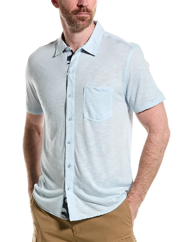 Men’s bright chambray shirt-Endless Summer Slub Shirt